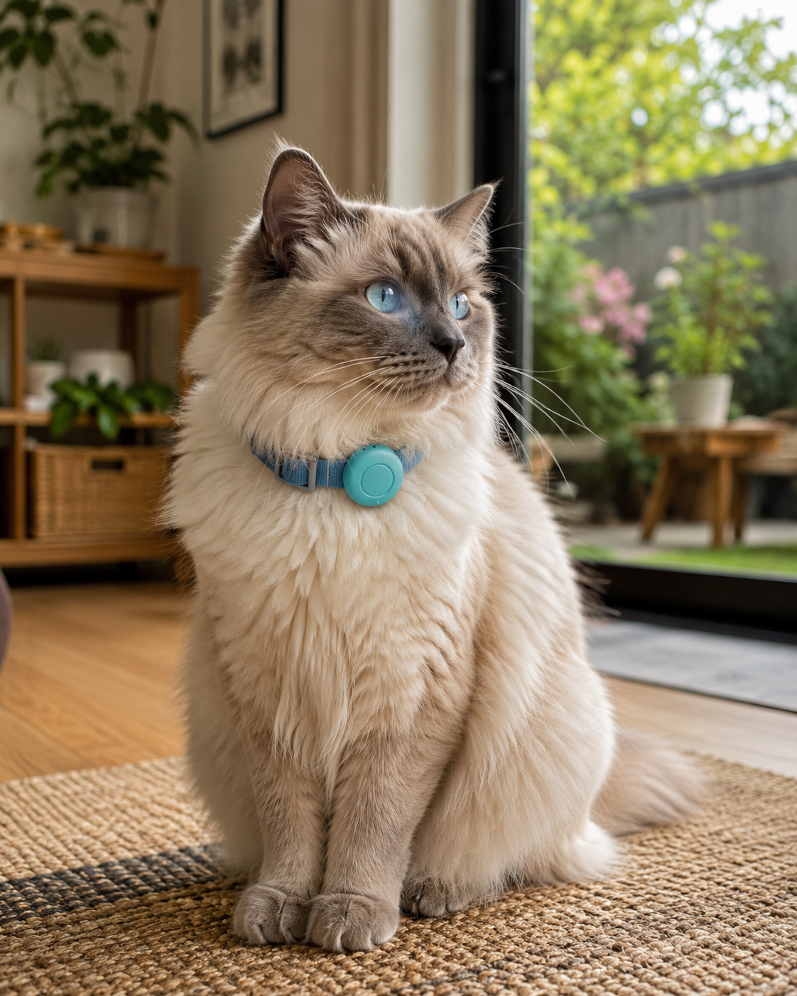 Kizuna Guardian GPS | Localizador Inteligente para Perros y Gatos Azul