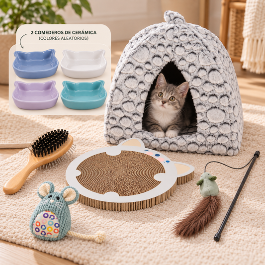 Kit Esencial para Gatos KIZUNA