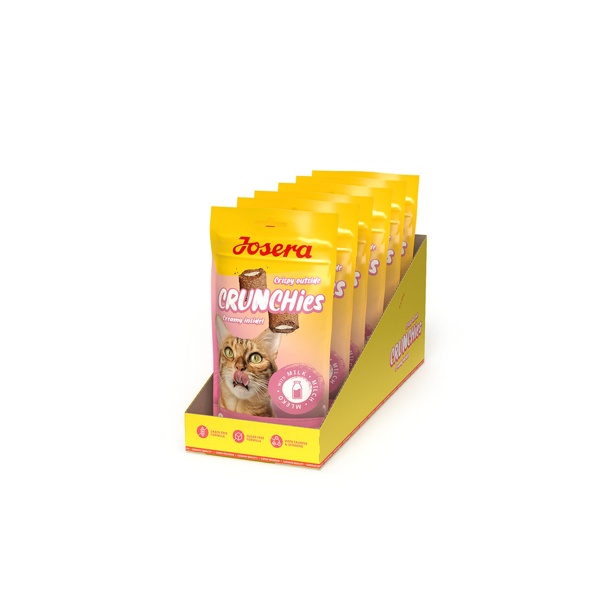 Josera Crunchies con Leche para Gatos – 60 g