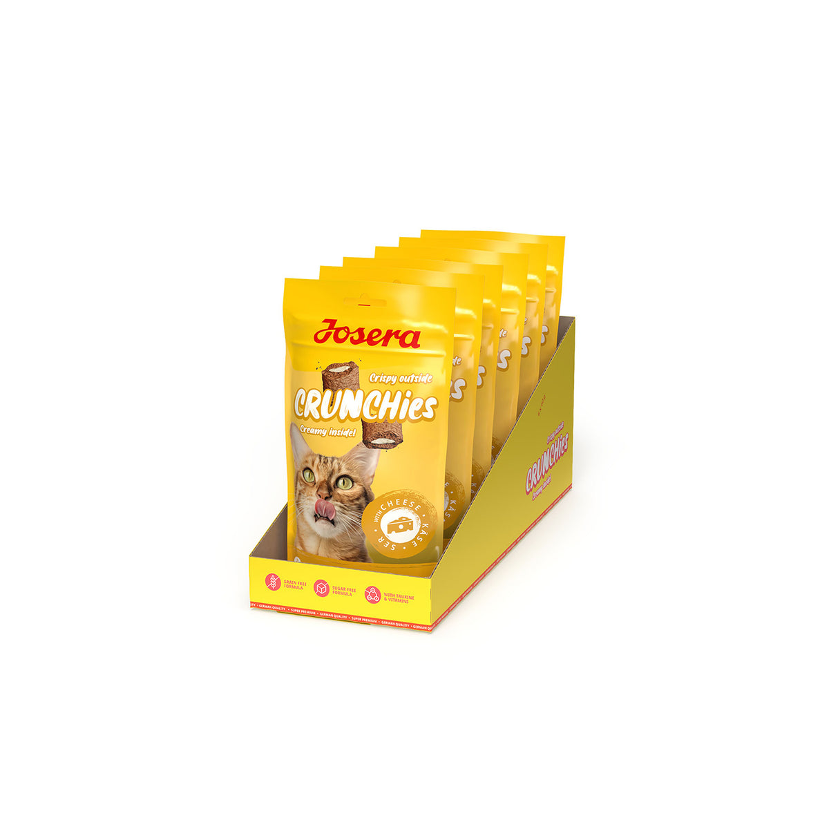 Josera Crunchies con Queso para Gatos – 60 g