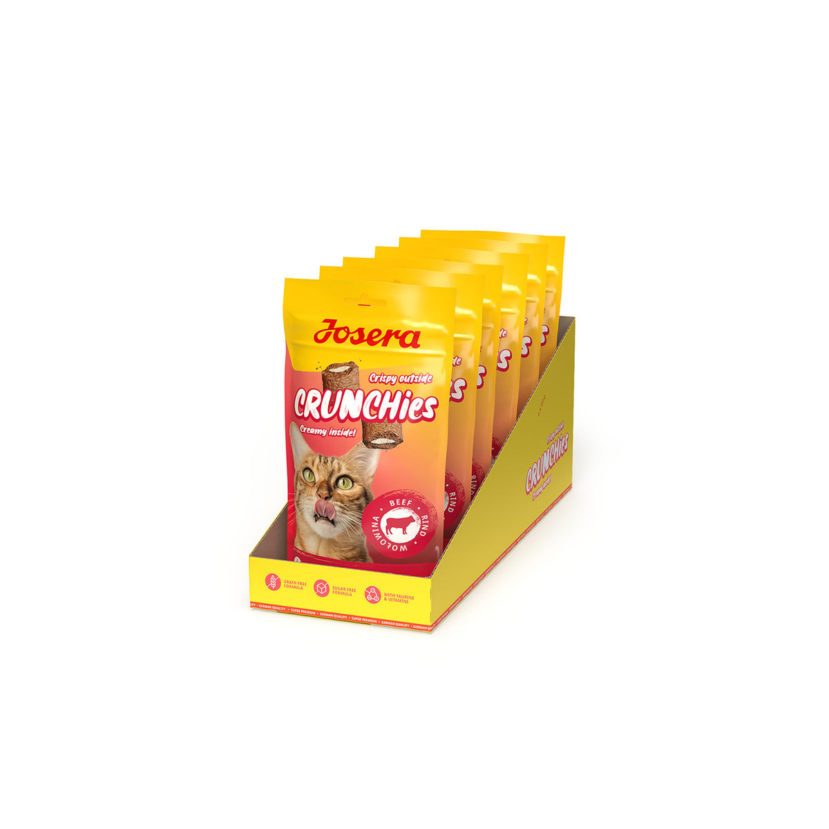 Josera Crunchies de Ternera para Gatos – 60 g