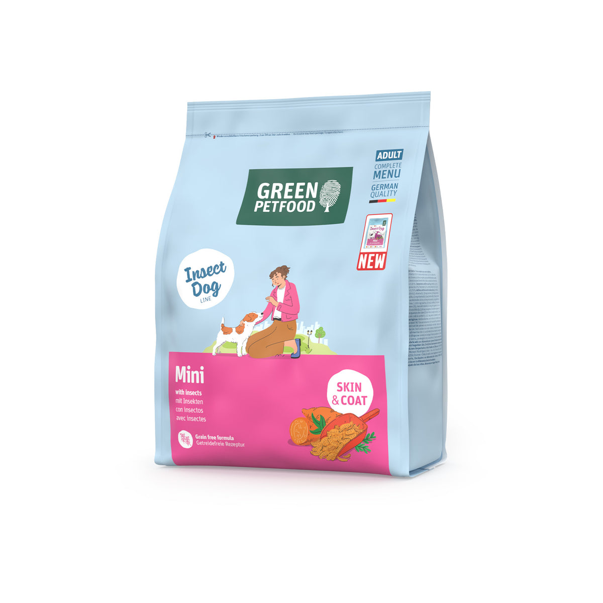 Green Petfood Mini Insects | Pienso sin Cereales para Perros Pequeños