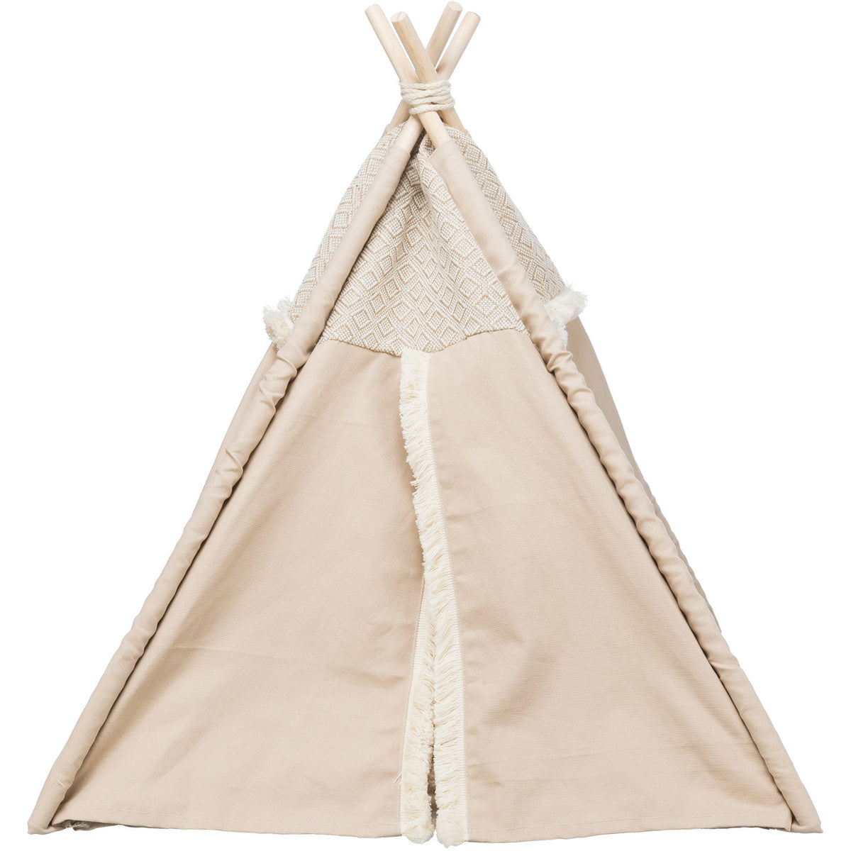 KIZUNA Boho | Tipi Refugio con Cojín para Gatos