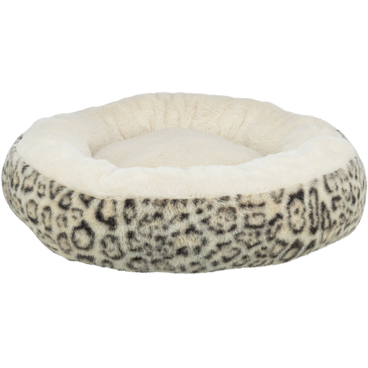 KIZUNA Leo | Cama Redonda de Felpa Suave