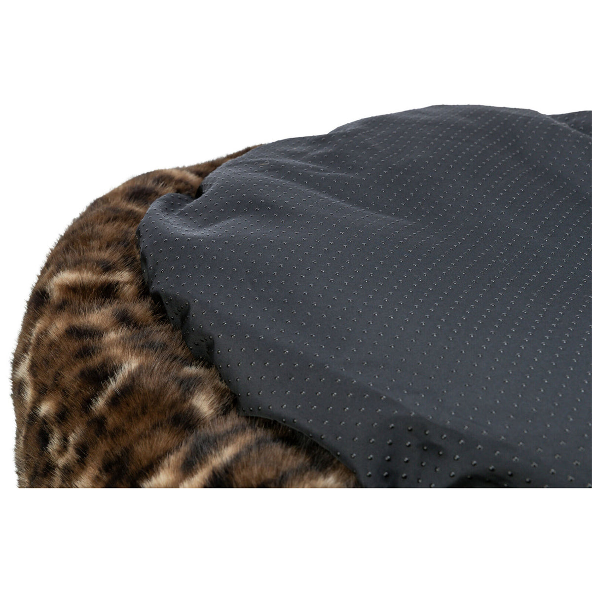KIZUNA Leo Wild | Cama Redonda de Felpa Suave