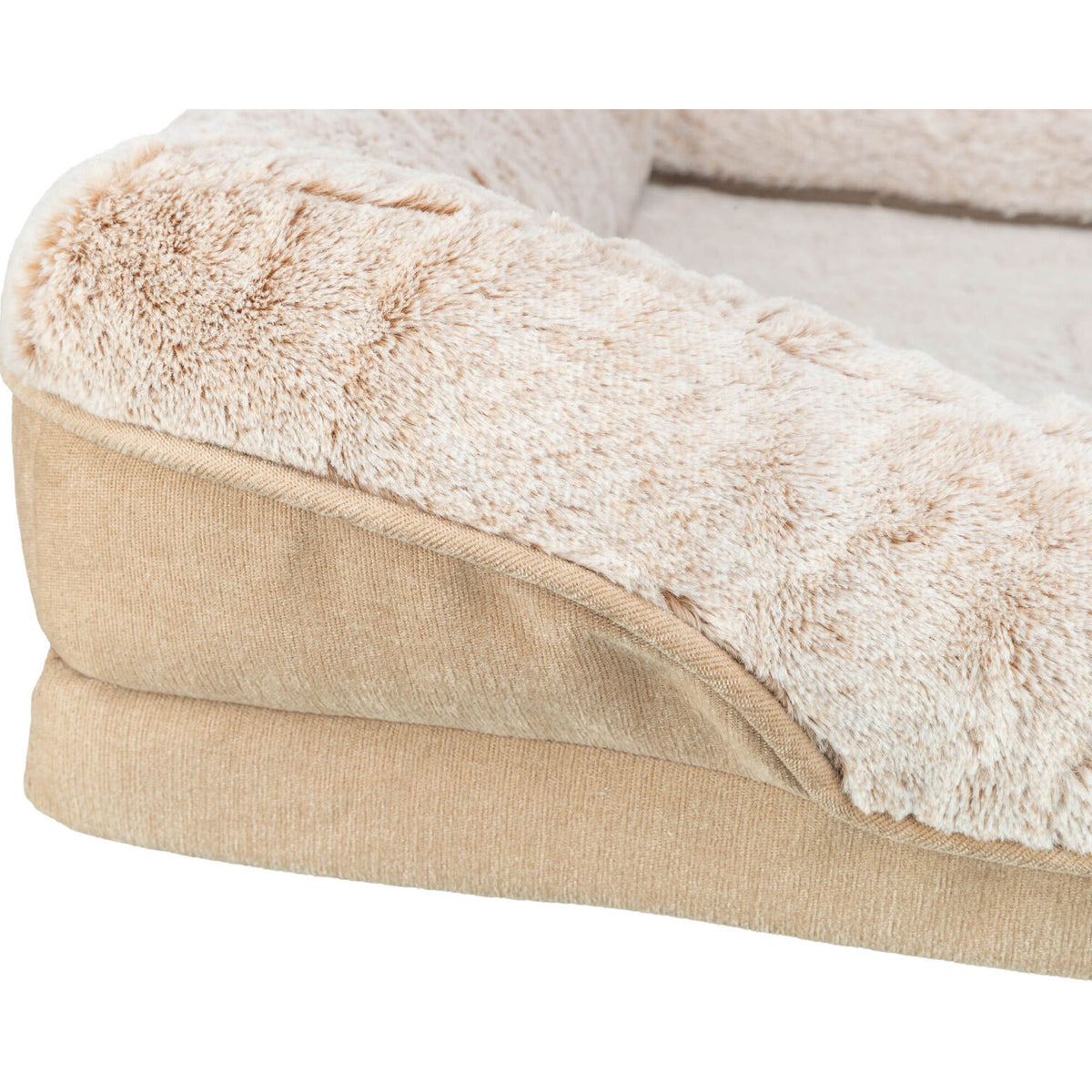 KIZUNA Lino Vital Beige | Cama Ortopédica Viscoelástica