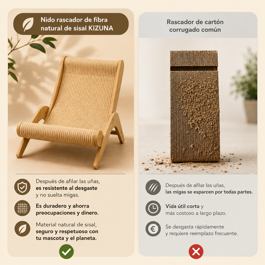 KIZUNA CatLounge | Rascador y Cama de Descanso