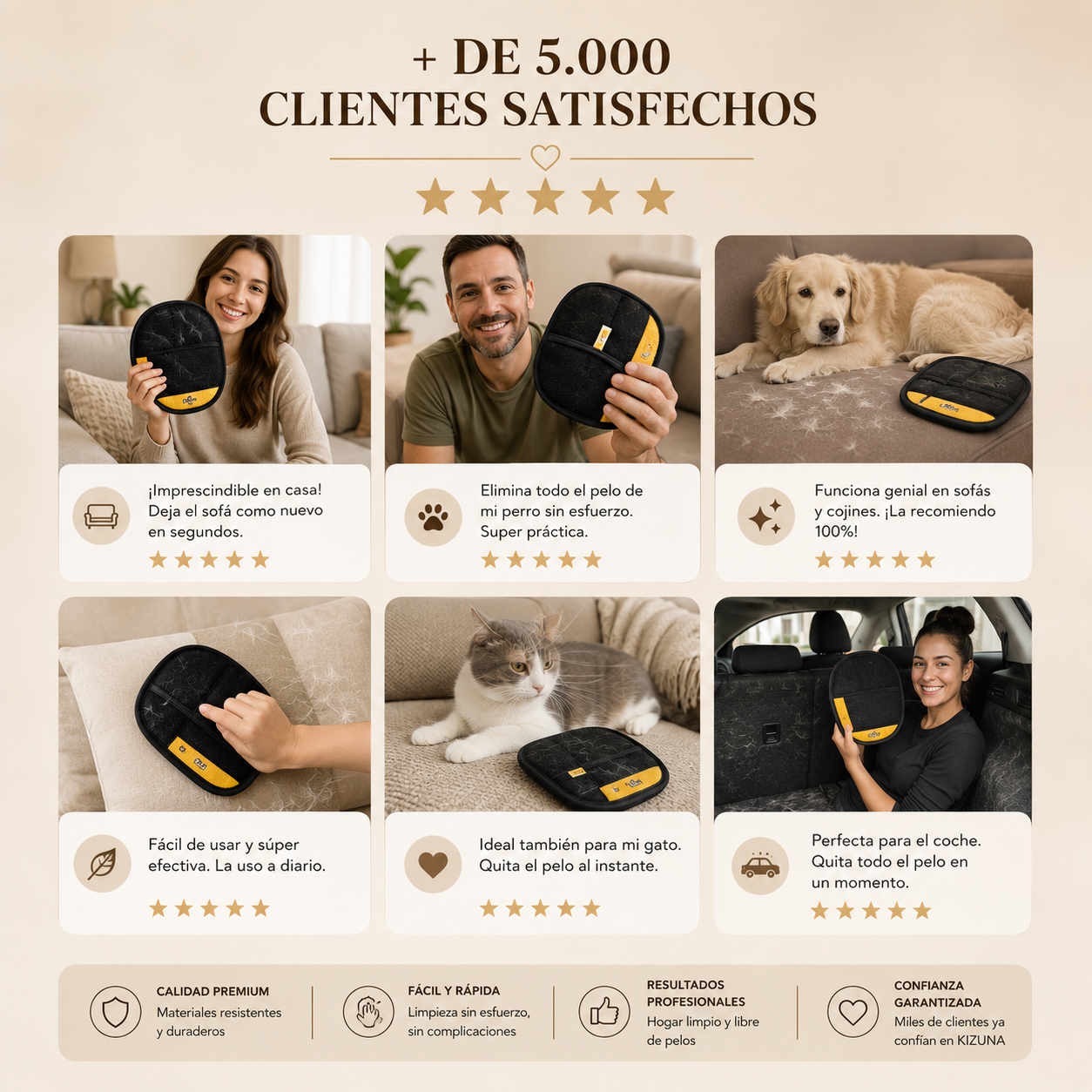 SoftRoll™ | Eliminador de Pelo para Hogar y Mascotas