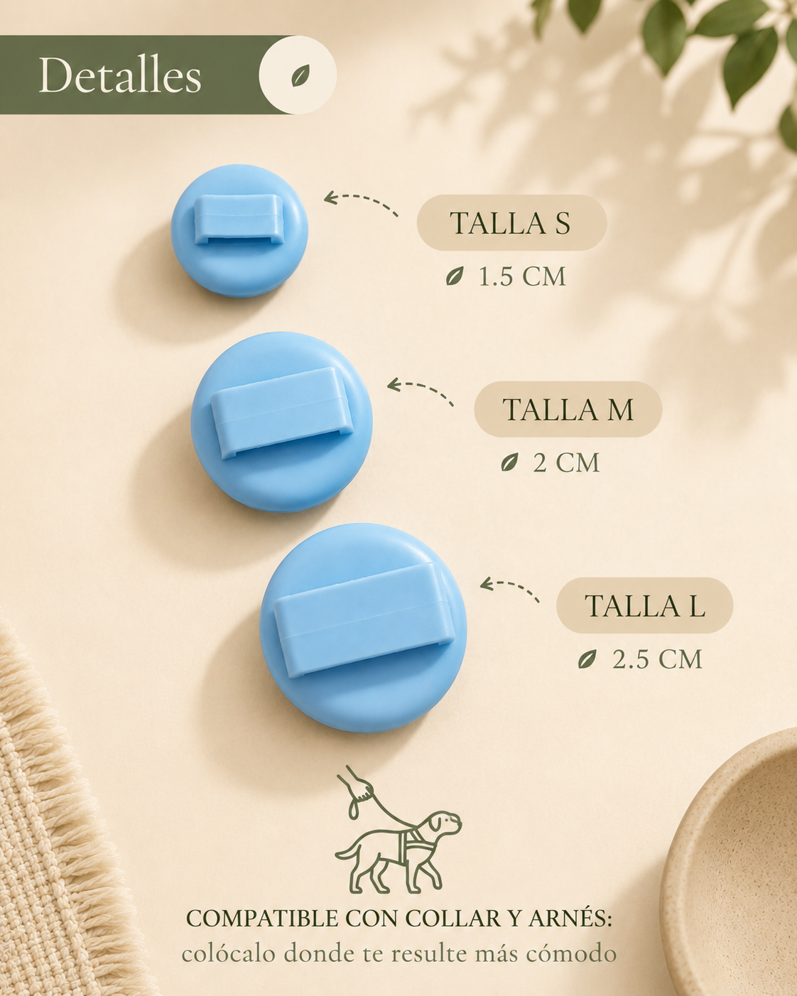 Kizuna Guardian GPS | Localizador Inteligente para Perros y Gatos Azul