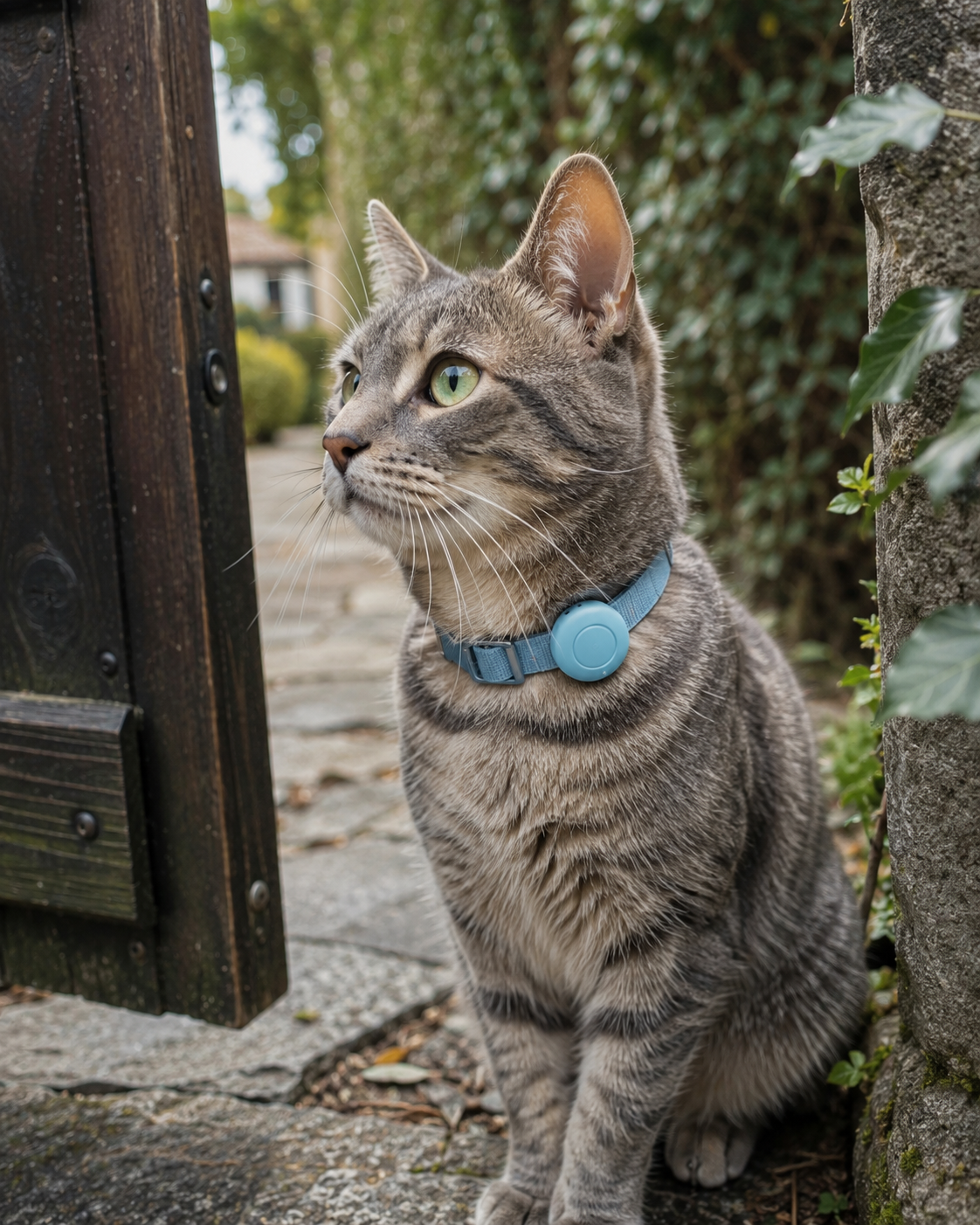 Kizuna Guardian GPS | Localizador Inteligente para Perros y Gatos Azul