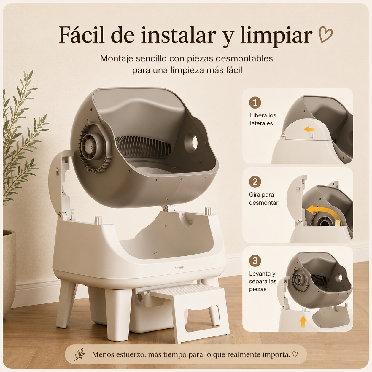 KIZUNA NekoClean | Arenero Automático Inteligente