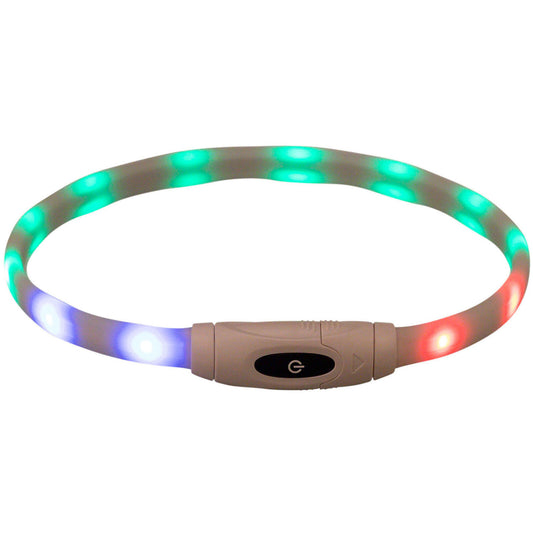 Kizuna Brilla Color | Collar luminoso multicolor USB para perros