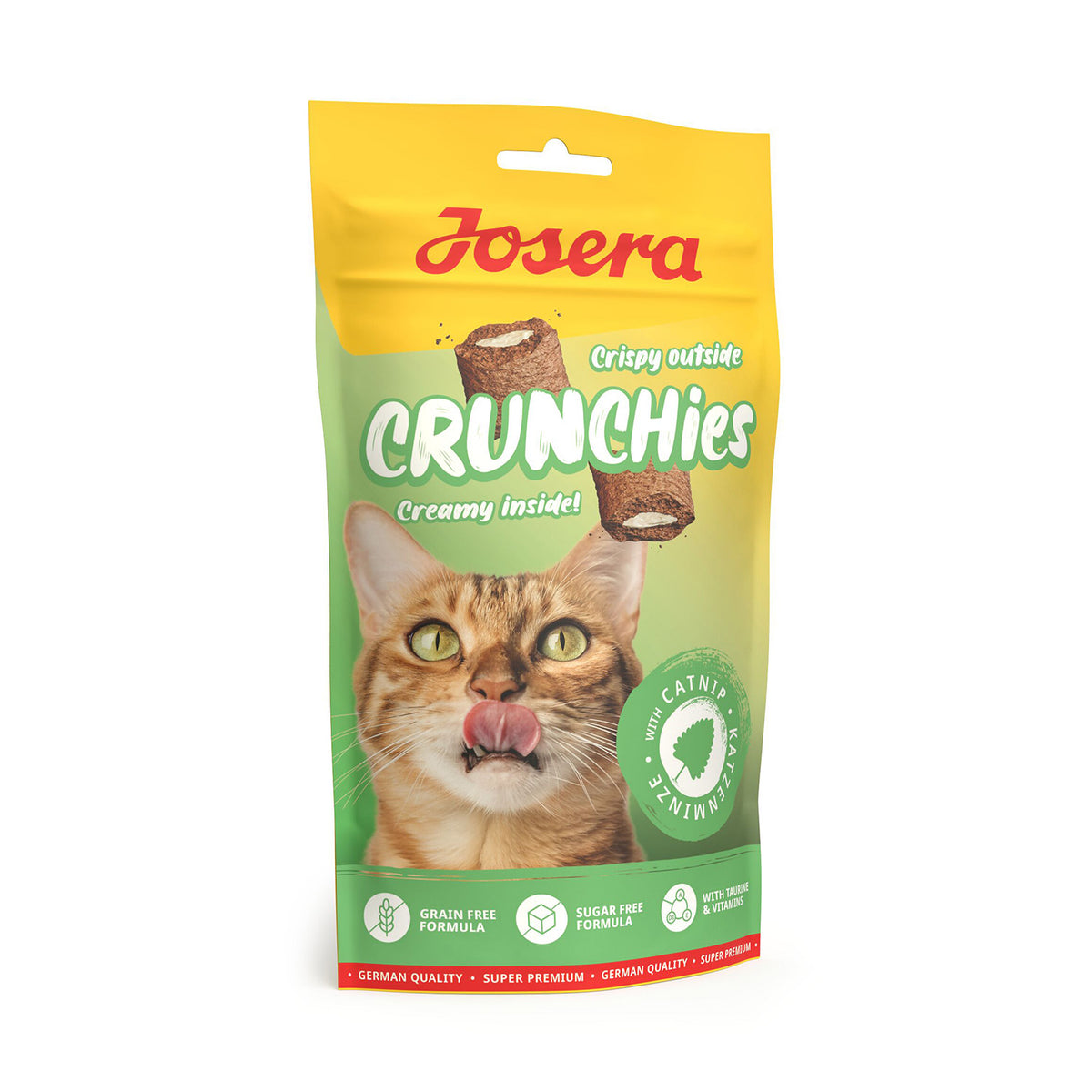 Josera Crunchies con Hierba Gatera para Gatos – 60 g