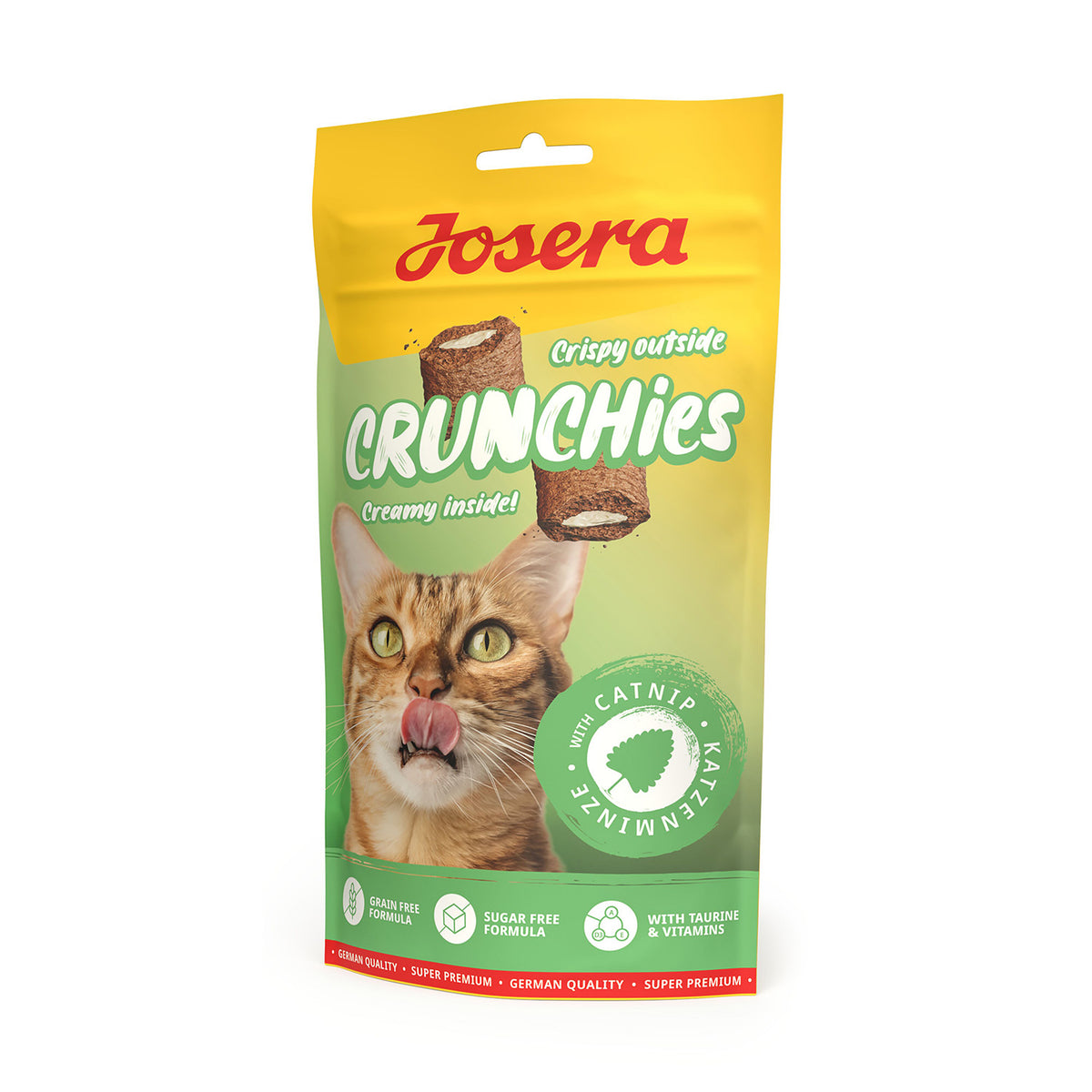 Josera Crunchies con Hierba Gatera para Gatos – 60 g
