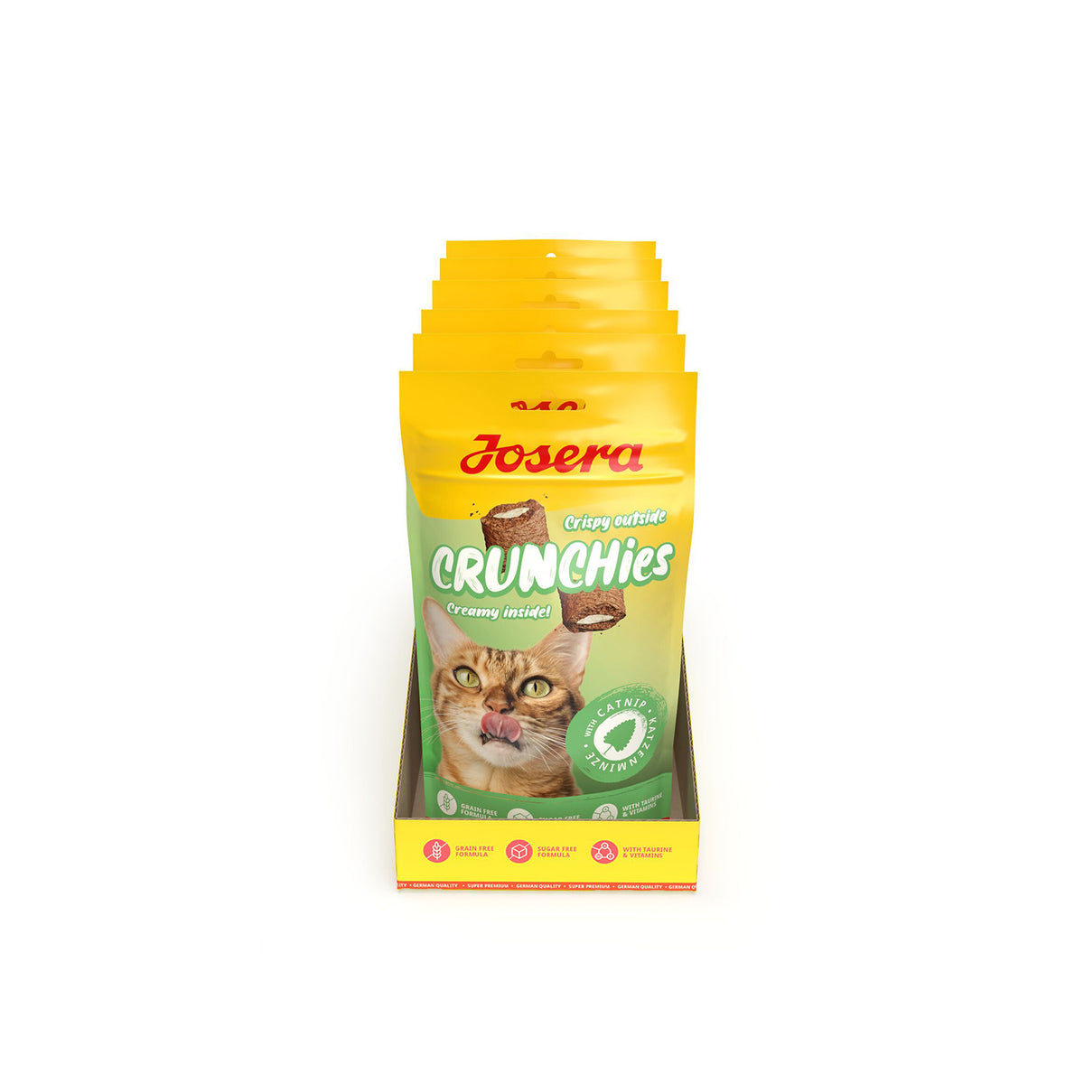 Josera Crunchies con Hierba Gatera para Gatos – 60 g