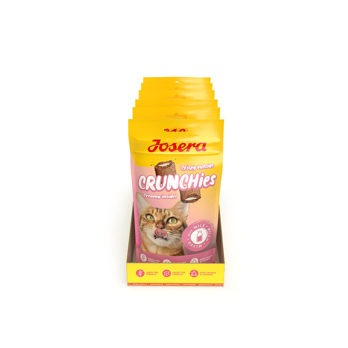Josera Crunchies con Leche para Gatos – 60 g