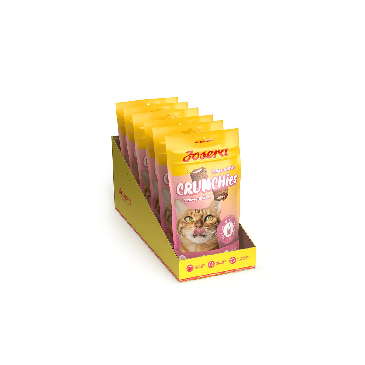 Josera Crunchies con Leche para Gatos – 60 g
