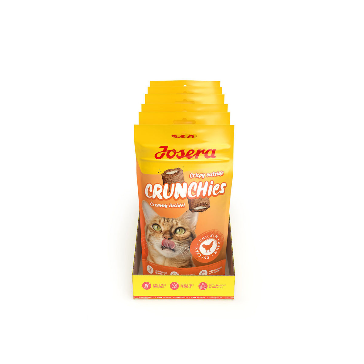 Josera Crunchies de Pollo para Gatos – 60 g