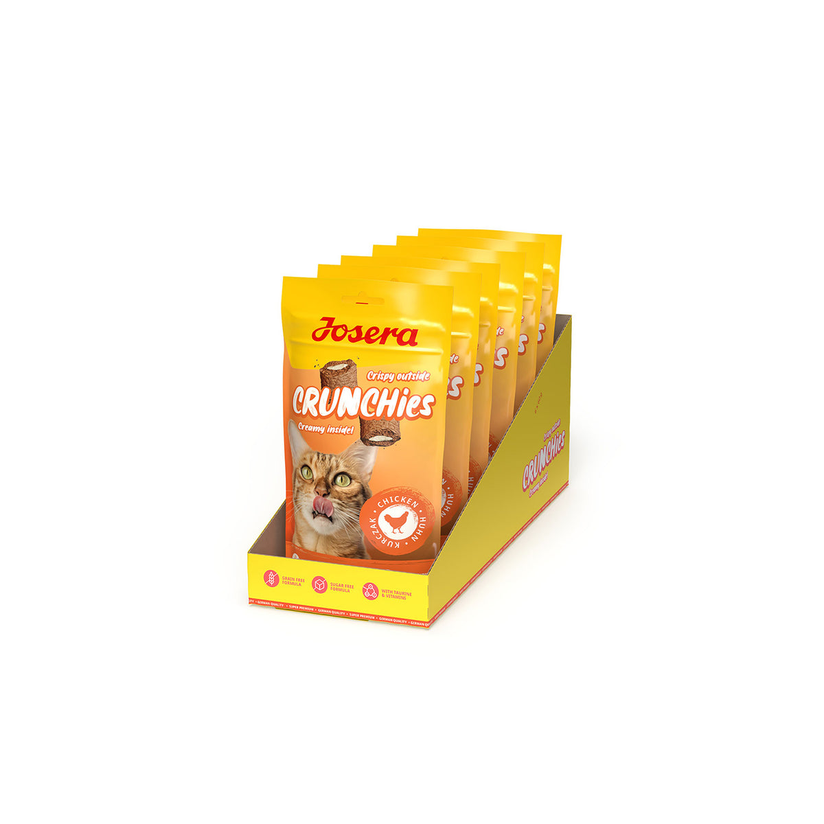 Josera Crunchies de Pollo para Gatos – 60 g
