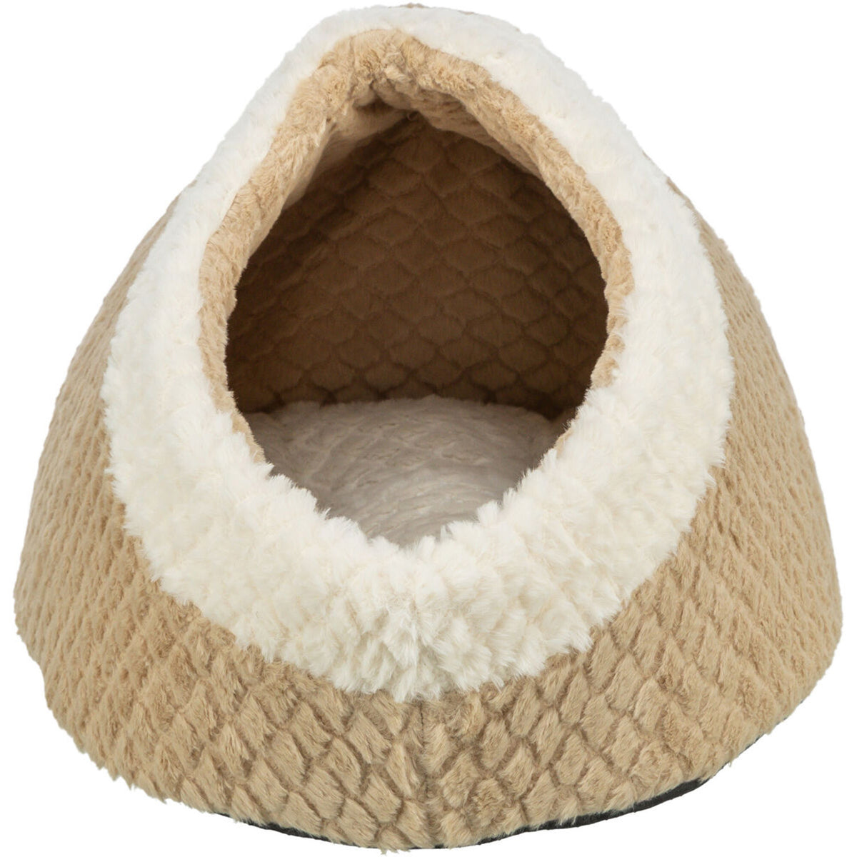 KIZUNA Kaline | Cueva Acolchada de Felpa Suave Beige