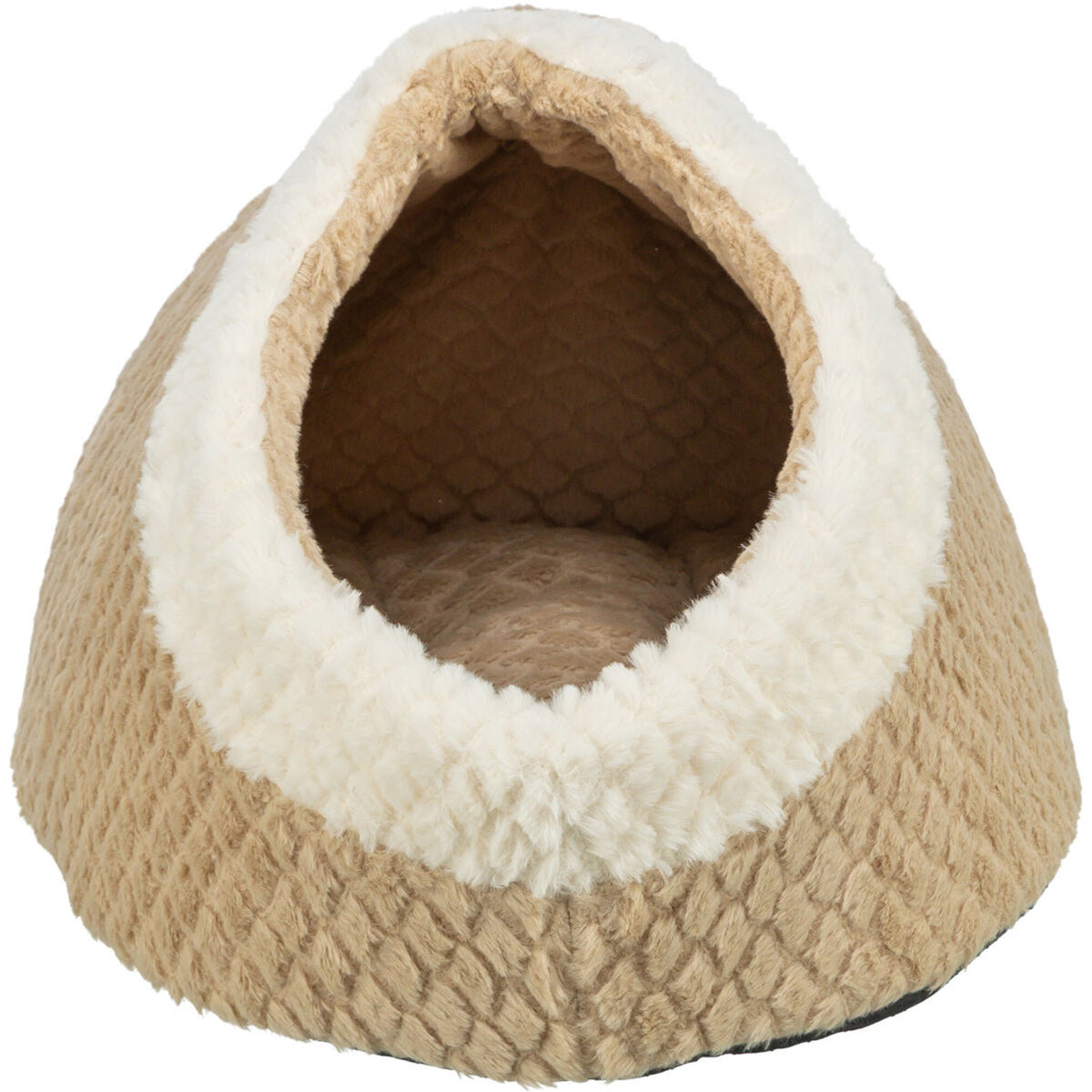 KIZUNA Kaline | Cueva Acolchada de Felpa Suave Beige