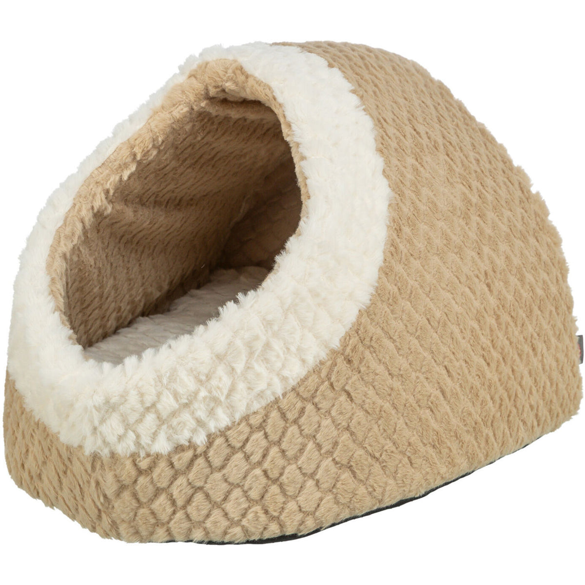KIZUNA Kaline | Cueva Acolchada de Felpa Suave Beige