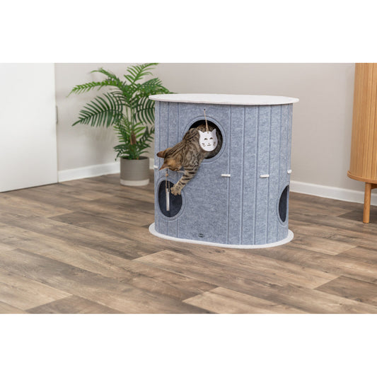 KIZUNA Mara | Refugio Modular de 2 Alturas para Gatos