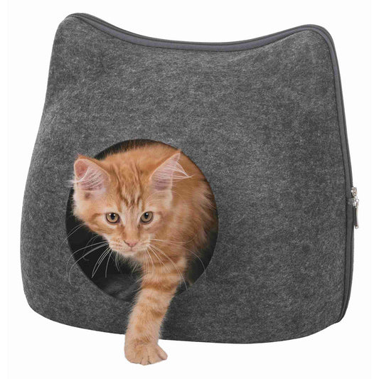 KIZUNA CozyFelt | Cueva de Fieltro para Gatos