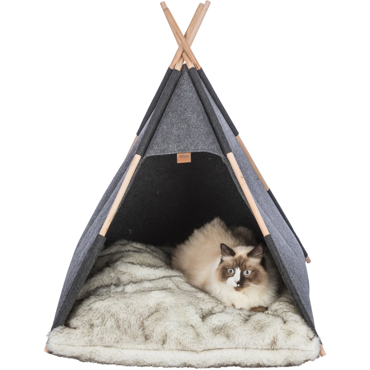 KIZUNA Tipi | Cueva Refugio con Cojín para Gatos