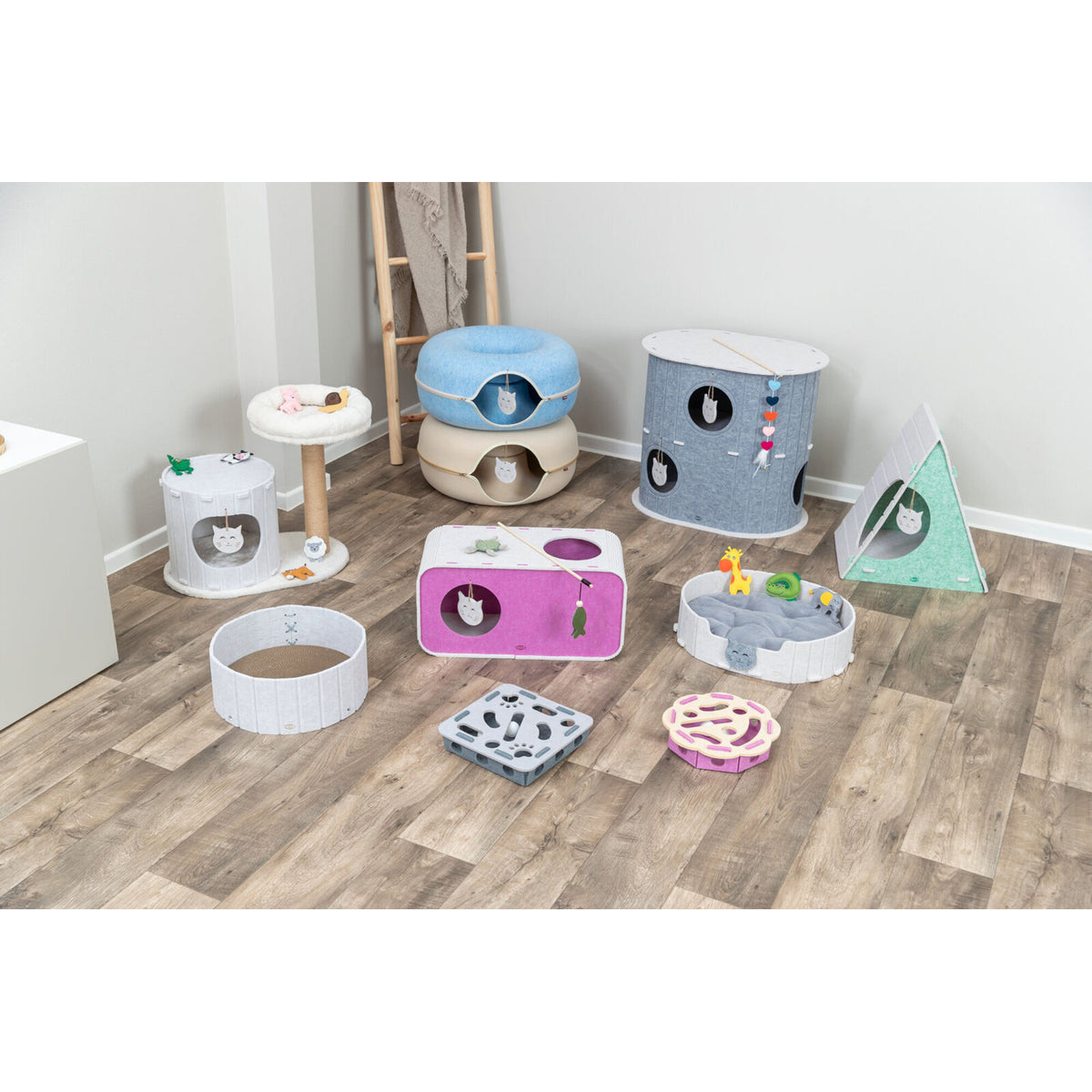 Donut Refugio y Zona de Juego para Gatos | KIZUNA