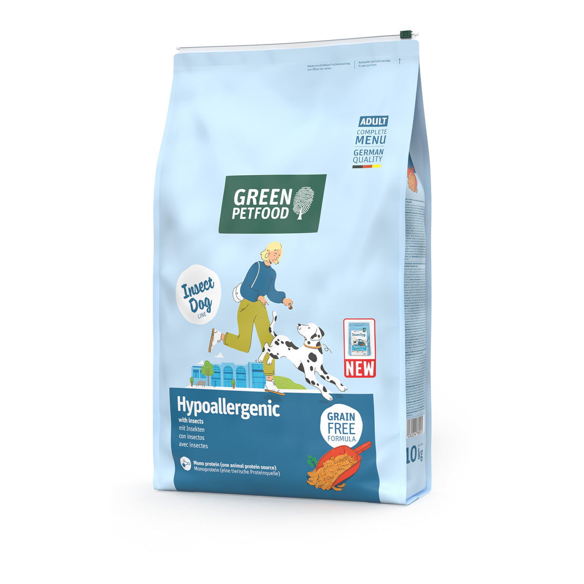 Green Petfood Hypoallergenic Insects | Pienso Hipoalergénico sin Cereales para Perros Adultos