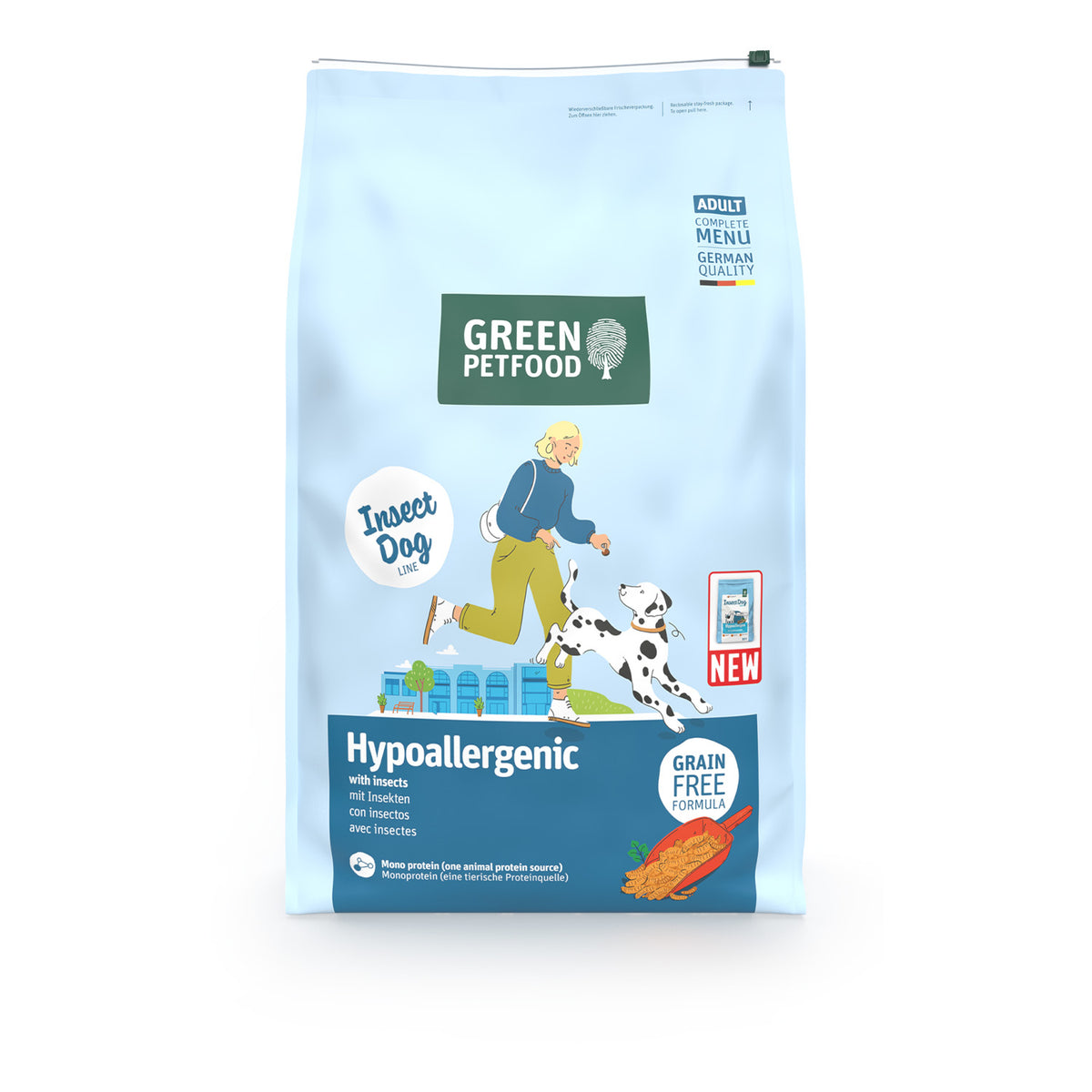 Green Petfood Hypoallergenic Insects | Pienso Hipoalergénico sin Cereales para Perros Adultos