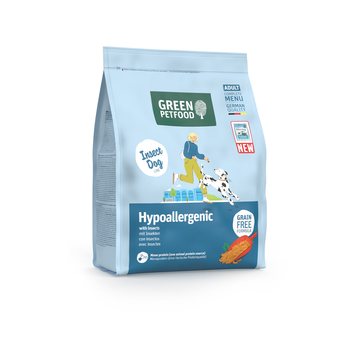 Green Petfood Hypoallergenic Insects | Pienso Hipoalergénico sin Cereales para Perros Adultos