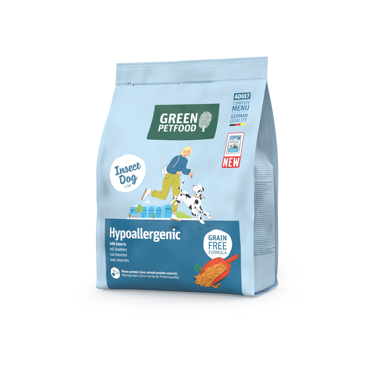 Green Petfood Hypoallergenic Insects | Pienso Hipoalergénico sin Cereales para Perros Adultos