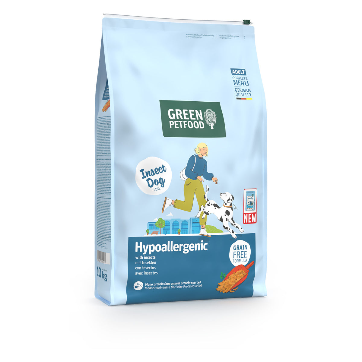 Green Petfood Hypoallergenic Insects | Pienso Hipoalergénico sin Cereales para Perros Adultos