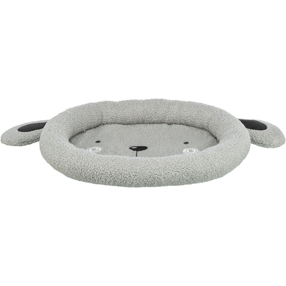 KIZUNA Junior | Cama Redonda de Peluche Teddy