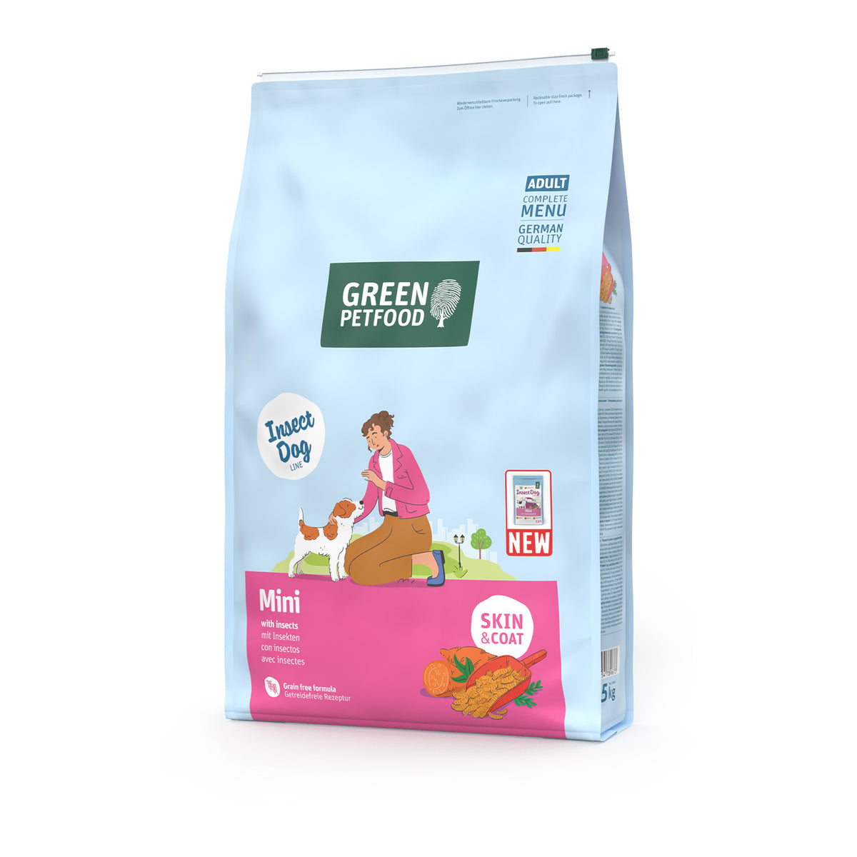 Green Petfood Mini Insects | Pienso sin Cereales para Perros Pequeños