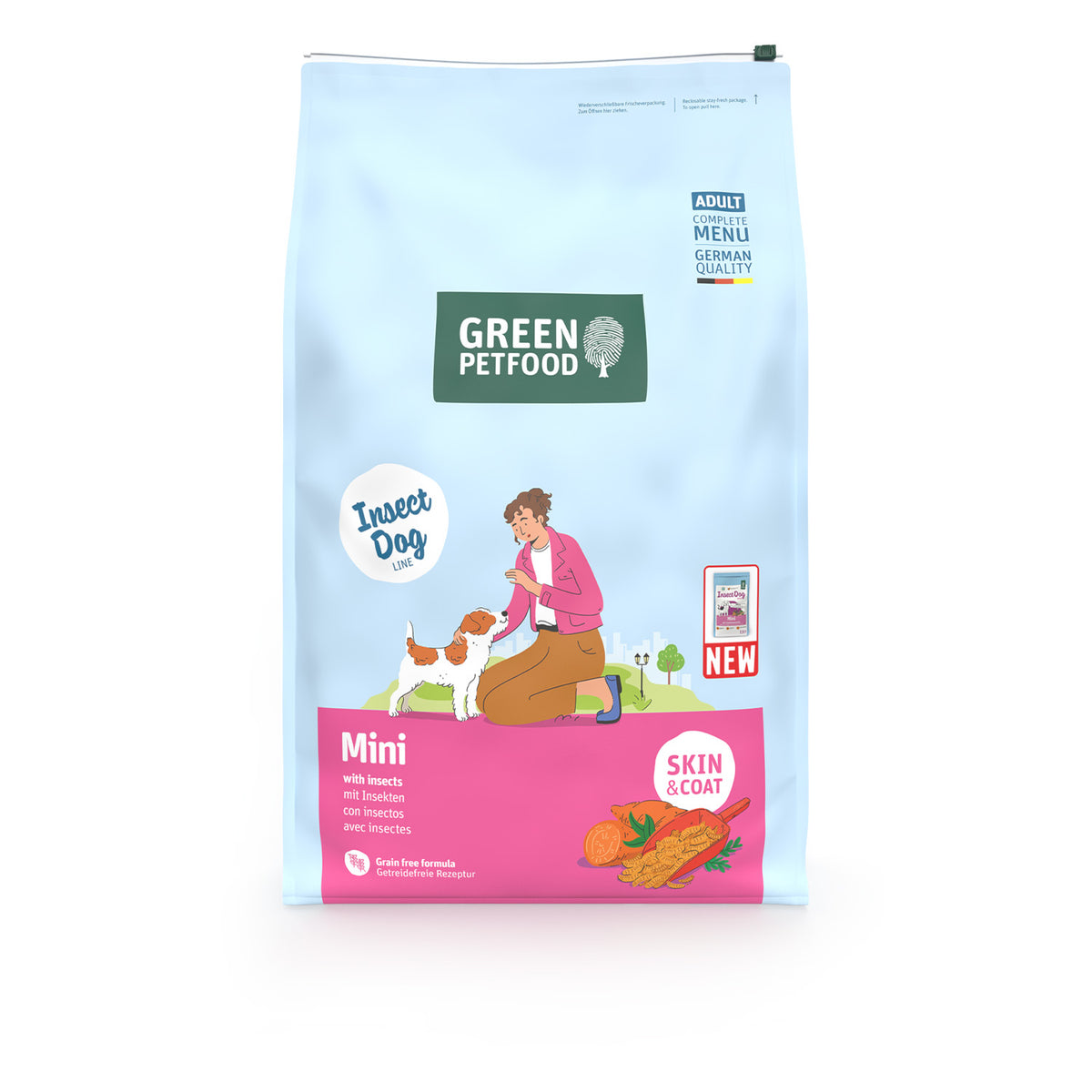 Green Petfood Mini Insects | Pienso sin Cereales para Perros Pequeños