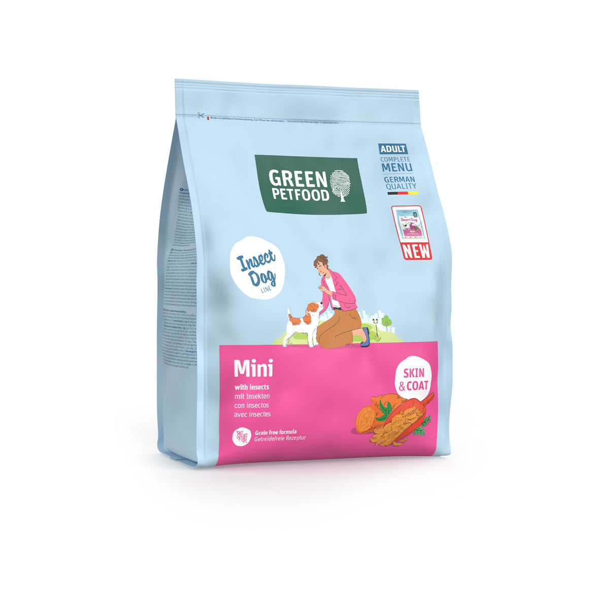 Green Petfood Mini Insects | Pienso sin Cereales para Perros Pequeños
