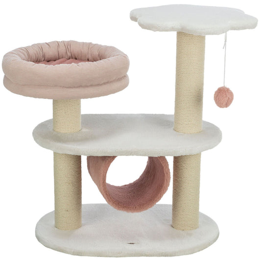 KIZUNA Isabella | Rascador con Cama, Hamaca y Zona de Juego para Gatos