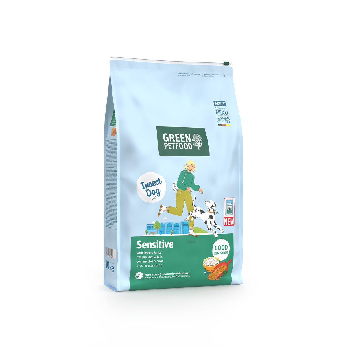 Green Petfood Sensitive Insects & Rice | Pienso Monoproteico para Perros Adultos