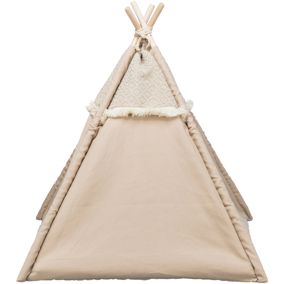 KIZUNA Boho | Tipi Refugio con Cojín para Gatos