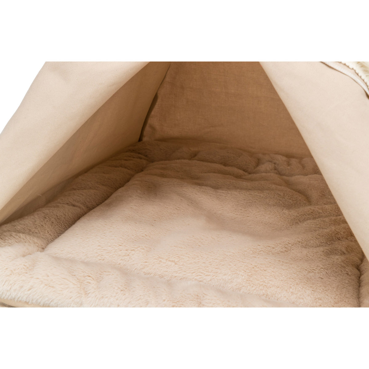 KIZUNA Boho | Tipi Refugio con Cojín para Gatos