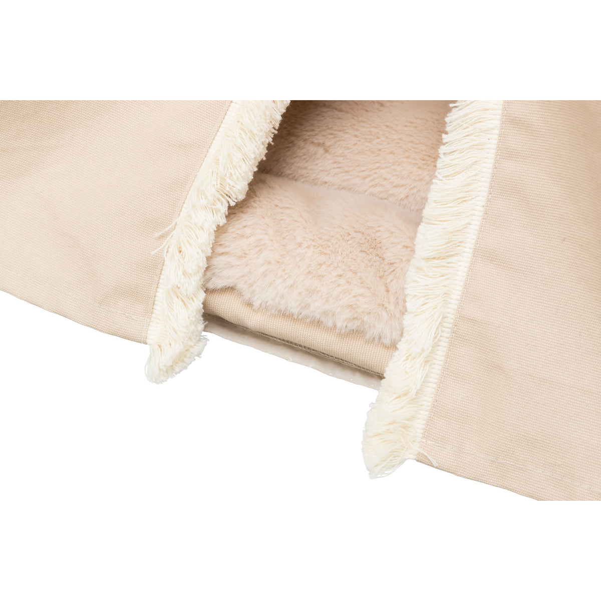 KIZUNA Boho | Tipi Refugio con Cojín para Gatos